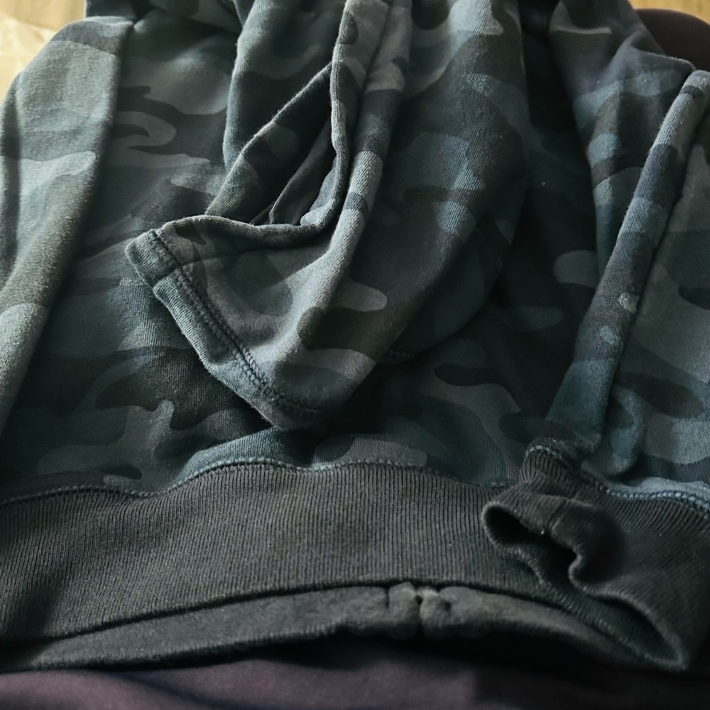 GAP Kids Camouflage Hoodie - Black and Gray
